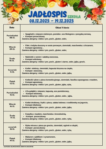 Jadłospis szkoła 08.12-19.08.2025