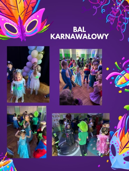 Przedszkole w Racławówce: Bal karnawałowy