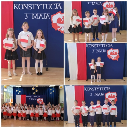 Przedszkole w Nosówce: Akademia z okazji Święta Konstytucji 3 Maja