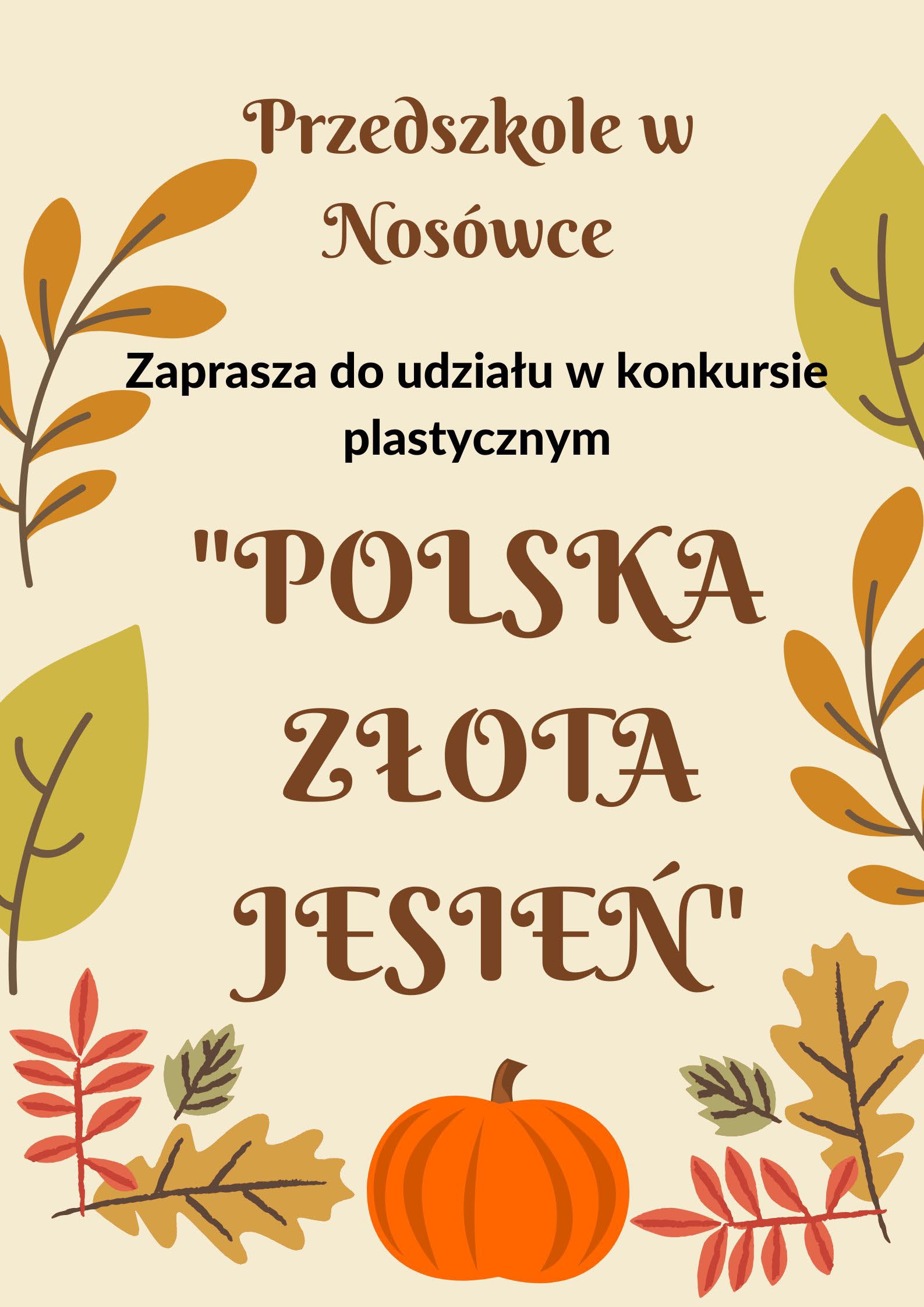 Konkurs plastyczny: Polska Złota Jesień