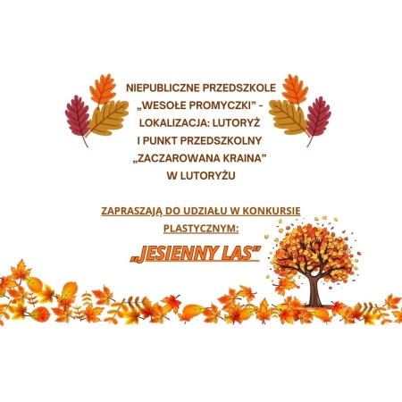Konkurs plastyczny „JESIENNY LAS” 