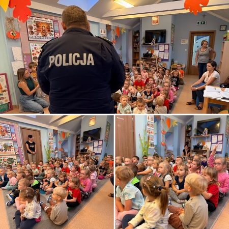 Przedszkole w Lutoryżu: Wizyta Policjanta