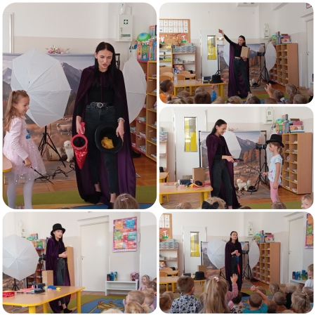 Przedszkole w Niechobrzu nr 1: Pokaz iluzji