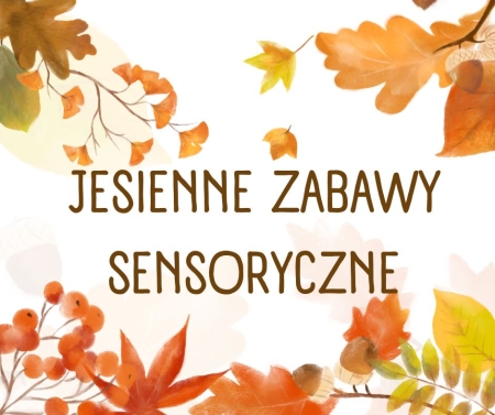 Przedszkole Boguchwała Reja: Jesienne zabawy sensoryczne