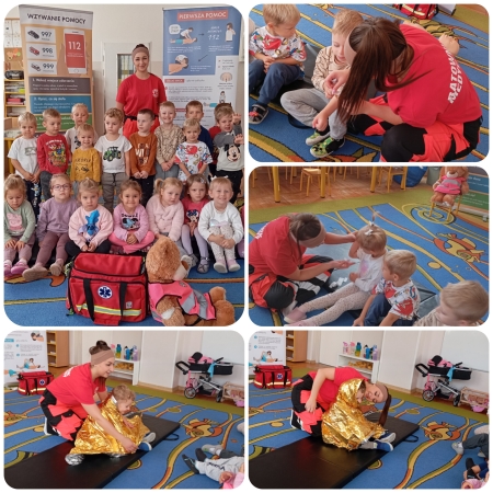 Przedszkole w Niechobrzu nr 1: Pierwsza pomoc