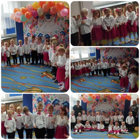 Przedszkole w Niechobrzu nr 1: Pasowanie na Przedszkolaka