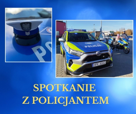 Przedszkole Boguchwała Reja: Spotkanie z policjantem - Bezpieczni na drodze