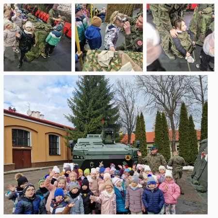 Przedszkole w Niechobrzu nr 1: Udział dzieci przedszkolnych w obchodach Święta B...