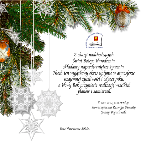 Wesołych Świąt Bożego Narodzenia !