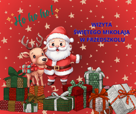 Przedszkole w Racławówce: Wizyta Świętego Mikołaja w przedszkolu