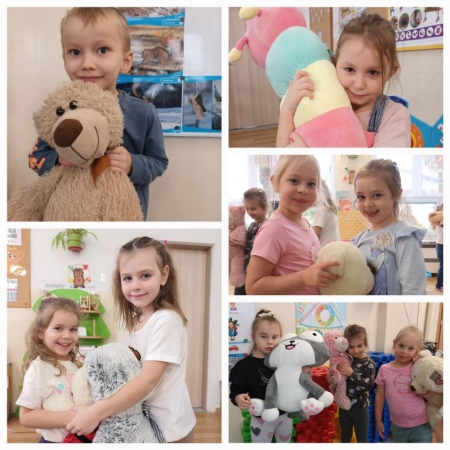 Punkt przedszkolny ''Kubusiowa Polana'' w Niechobrzu:  Dzień Pluszowego Misia