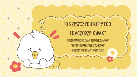 Przedszkole Boguchwała Reja: O szewczyku Kopytko i kaczorze Kwak - przedstawieni...