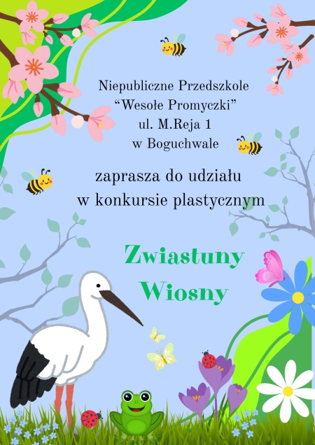 Konkurs plastyczny ''Zwiastuny Wiosny''