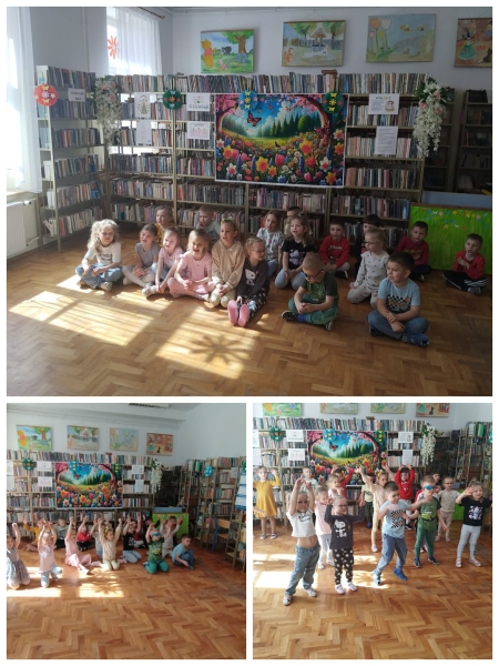 Przedszkole w Niechobrzu nr 1: Zajęcia biblioteczne ''Powitanie wiosny''