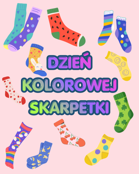 Przedszkole w Racławówce: Dzień Kolorowej Skarpetki