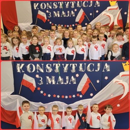 Przedszkole w Zgłobniu: Święto 3 Maja