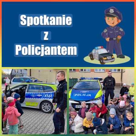 Przedszkole w Boguchwale: Bezpieczny przedszkolak - spotkanie z policjantem