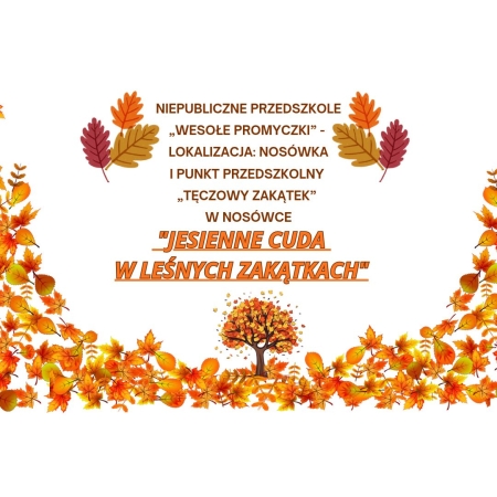 Konkurs plastyczny ''Jesienne Cuda w Leśnych Zakątkach''