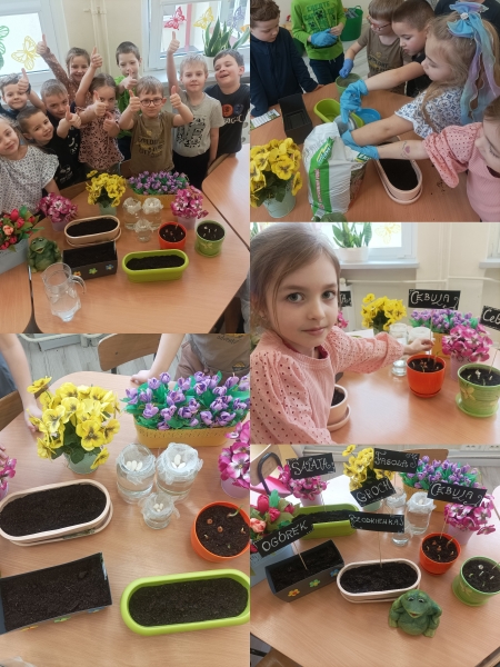 Smerfolandia w Zgłobniu: Wiosna zagościła w naszym przedszkolu